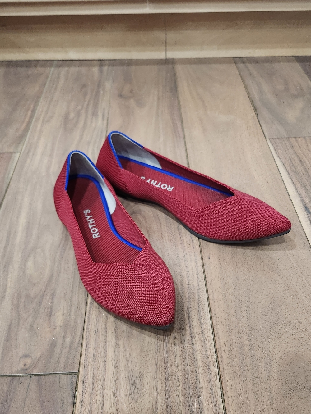 Rothy's Red Point Flats